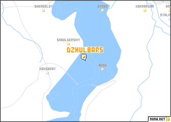 map of Dzhulʼ-Bars