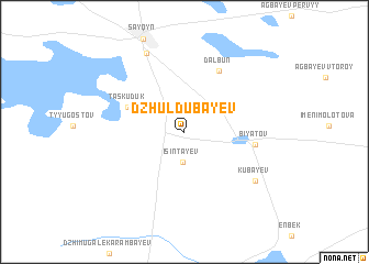map of Dzhuldubayev