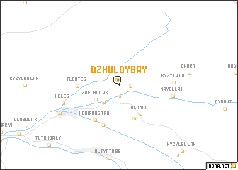 map of (( Dzhuldybay ))