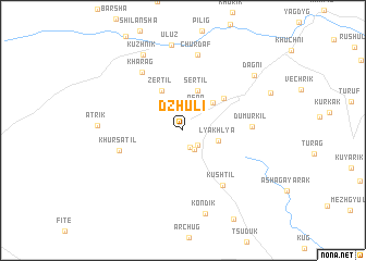 map of Dzhuli