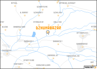 map of Dzhuma-Bazar