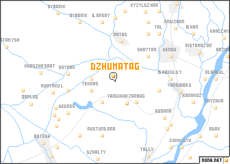 map of Dzhumatag