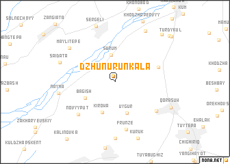 map of (( Dzhunurun-Kala ))