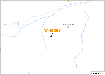 map of Dzhuppy