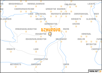 map of Dzhurovo