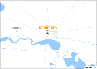 map of Dzhusaly