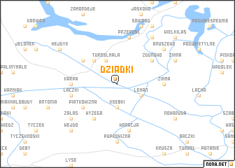 map of Dziadki