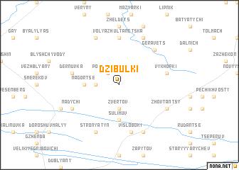 map of Dzibulki