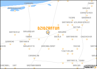 map of Dzidzantún