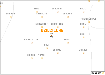 map of Dzidzilché