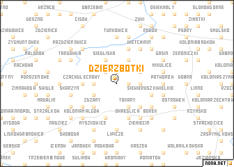 map of Dzierzbotki
