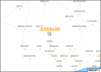 map of Dziguilao