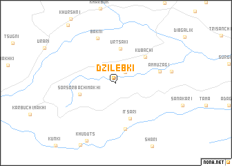 map of Dzilebki