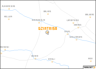 map of Dzimtmisa
