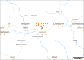 map of Dzindan