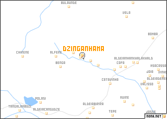 map of Dzinganhama