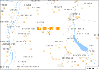 map of Dzirkhvniani