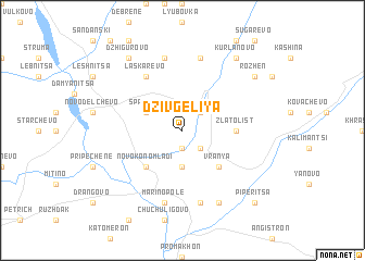 map of Dzivgeliya