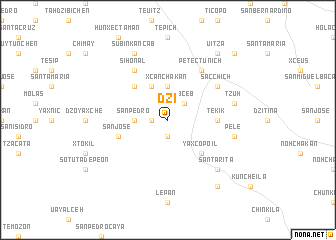 map of Dzi