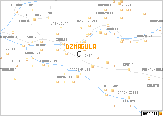 map of Dzmagula