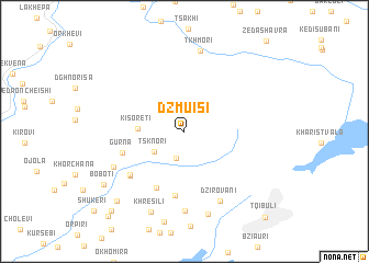 map of Dzmuisi