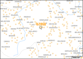 map of Džode