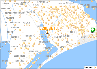 map of Dzogbetu