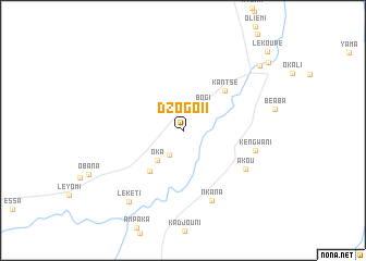 map of Dzogo II