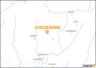 map of Dzoguengone