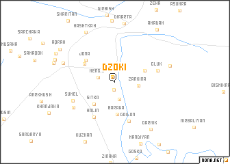 map of Dzoki