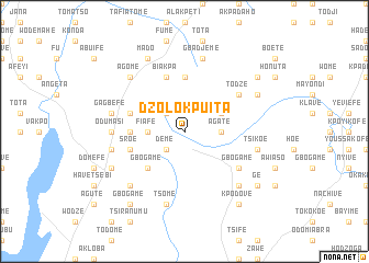 map of Dzolokpuita