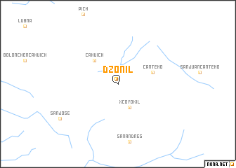 map of Dzonil