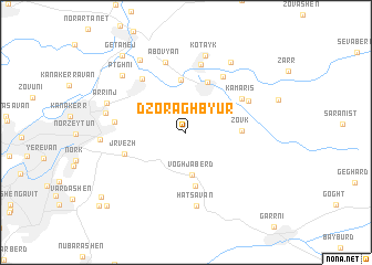 map of Dzoraghbyur