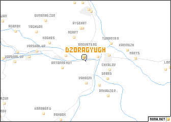 map of Dzoragyugh