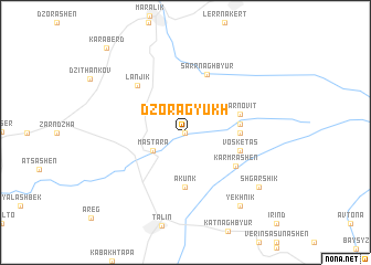 map of Dzoragyukh