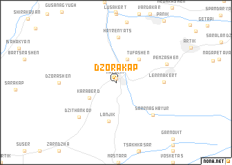 map of Dzorakap