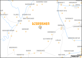 map of Dzorashen