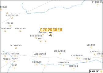 map of Dzorashen