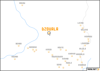 map of Dzouala