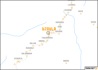 map of Dzoula