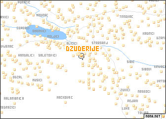 map of Džuderije