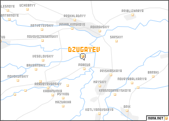 map of Dzugayev