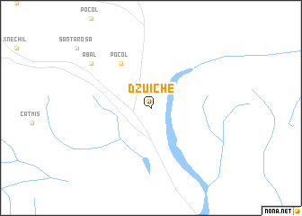 map of Dzuiché