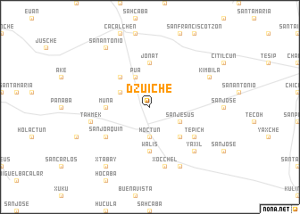 map of Dzuiché