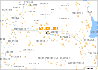 map of Džukeline