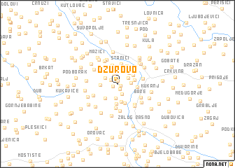 map of Džurovo