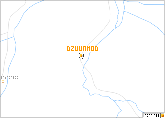 map of Dzuunmod