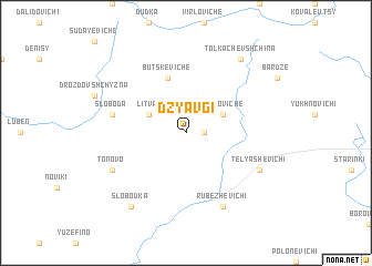 map of Dzyavgi