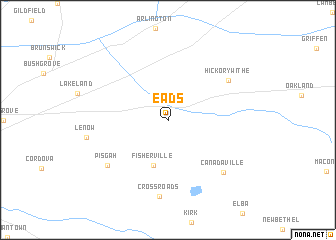map of Eads