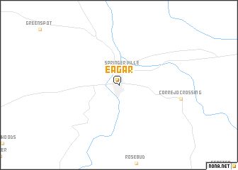 map of Eagar